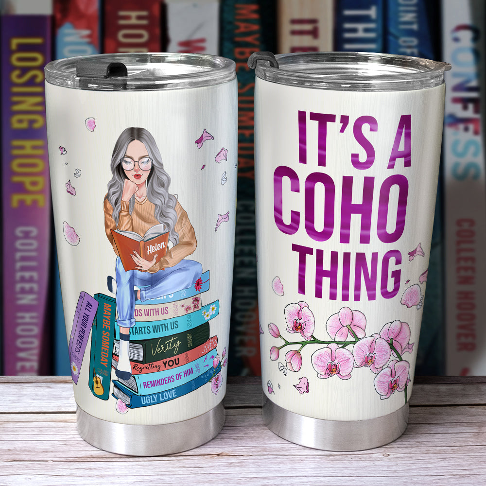Girl Book Lover 01HUHU300123 Personalized Tumbler - Tumbler Cup - GoDuckee
