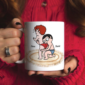 I Like To Make The Sexy Time With You - Personalized White Mug - Coffee Mug - GoDuckee