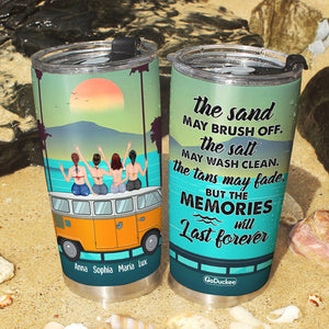 The Sand May Brush Off The Salt May Wash Clean Personalized Friends Tumbler Cup Gift For Her - Tumbler Cup - GoDuckee