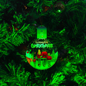 Personalized Grinchmas Family Ornament, Christmas Tree Decor - Ornament - GoDuckee