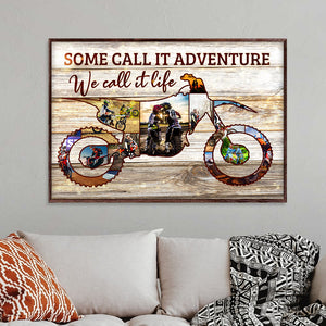 Motocross - Custom Dirt Bike Photo Poster - Some Call It Adventure We Call It Life - Poster & Canvas - GoDuckee