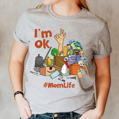 Personalized Gifts For Her, I'm OK, Custom Shirts - Shirts - GoDuckee