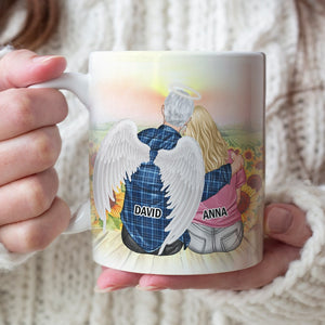 When I Miss You The Most Personalized Heaven Mug Gift For Wife - Coffee Mug - GoDuckee