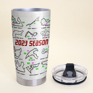 Personalized F1 Racing 2023 Season Tumbler, Gift For Racing Lovers - Tumbler Cup - GoDuckee