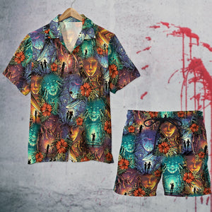 Horror Movie Film Hawaiian Shirt And Men Beach Shorts 4 - Hawaiian Shirts - GoDuckee