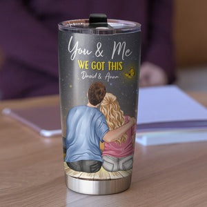 I Could Make You Happy Make Your Dreams Come True Personalized Couple Tumbler Gift For Couple - Tumbler Cup - GoDuckee