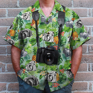 Custom Photographer Hawaiian Shirt, Aloha Shirt, Gift For Photography Lovers - Hawaiian Shirts - GoDuckee