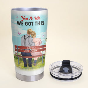 I See The Wonderful Mother Who Brings Happiness Into Our Lives - Personalized Mother's Day Couple Tumbler - Tumbler Cup - GoDuckee