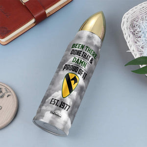 Been There Done That Proud Of It Personalized Veteran Bullet Tumbler Gift -Custom Military Unit - Water Bottles - GoDuckee