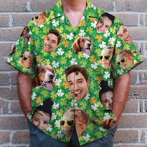 Custom Family Photo Hawaiian Shirt, Aloha Shirt, Gift For Family - Hawaiian Shirts - GoDuckee