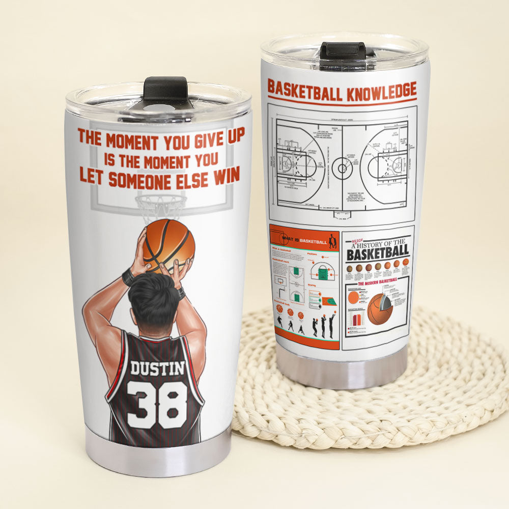 Basketball Knowledge - Personalized Tumbler Cup - Tumbler Cup - GoDuckee