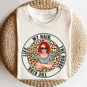 Mother's Day My Hair The House The Kids Life Personalized Shirt Gift For Mom - Shirts - GoDuckee