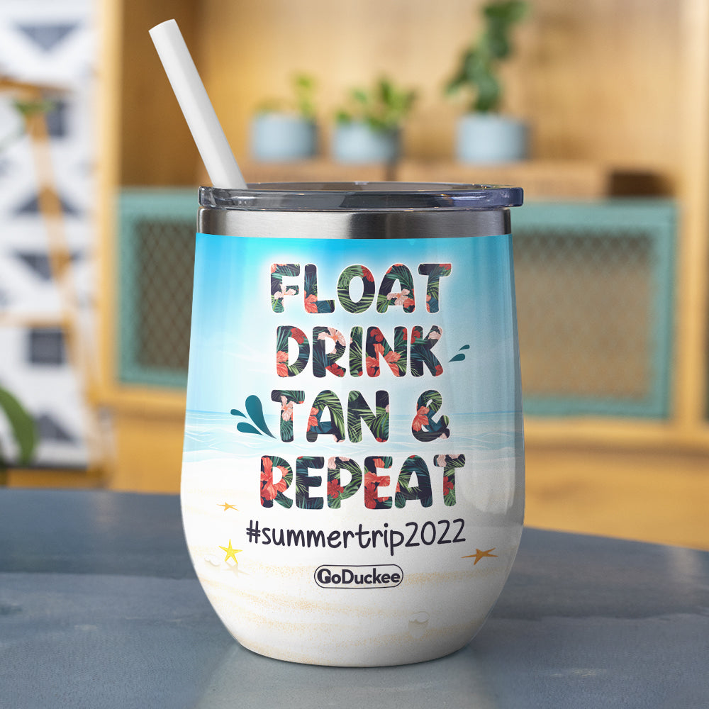 Float Drink Tan Repeat Tumbler