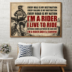 Motocross - Personalized Dirt Bike Racer Poster - Be The One Everyone Wants To Watch - Poster & Canvas - GoDuckee