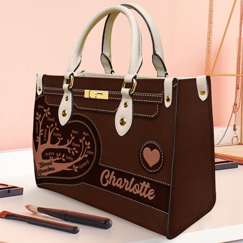 Family And Children Leather Bag - Leather Bag - GoDuckee