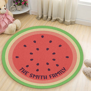 Personalized Round Rug-Family Gift-1ACQN120123 - Doormat - GoDuckee