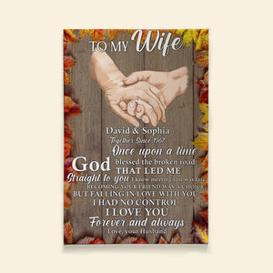 I Love You Forever And Always Personalized Canvas Printed, Gift For Couple - Poster & Canvas - GoDuckee