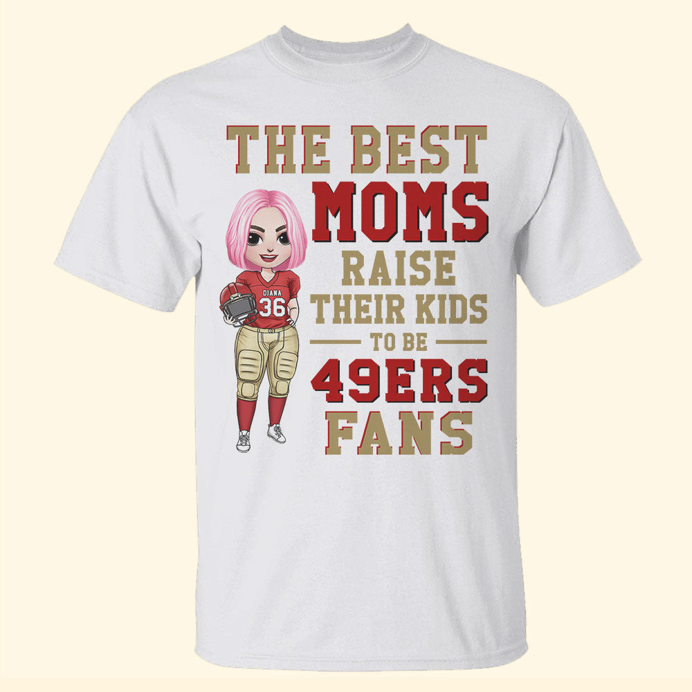 GoDuckee Football Mom, Personalized American Football Shirt, Gift for Football Lover, Mom Gift, Grandma Gift, Christmas Gift