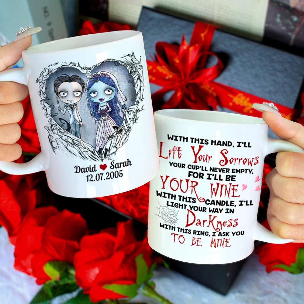 Horror Couple 05BHLH060123 White Mug - Coffee Mug - GoDuckee