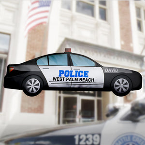 Police Car - Custom Shape Pillow - Pillow - GoDuckee