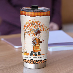 Personalized Cat Mom Tumbler - Five Things You Should Know About This Woman - Tumbler Cup - GoDuckee