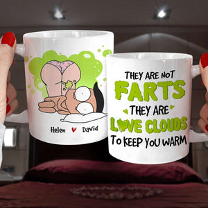 They Are Not Farts, Gift For Couple, Personalized Tumbler, Funny Couple Tumbler, Anniversary Gift - Coffee Mug - GoDuckee