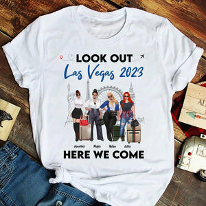 Look Out Travel Girl T-shirt Hoodie Sweatshirt, 04NAHN170223TM - Shirts - GoDuckee