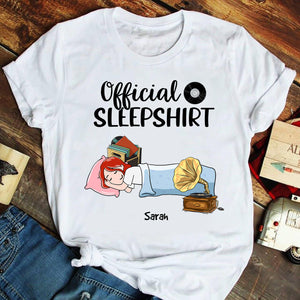 Vinyl Girl Official Sleepshirt - Personalized Shirts - Shirts - GoDuckee