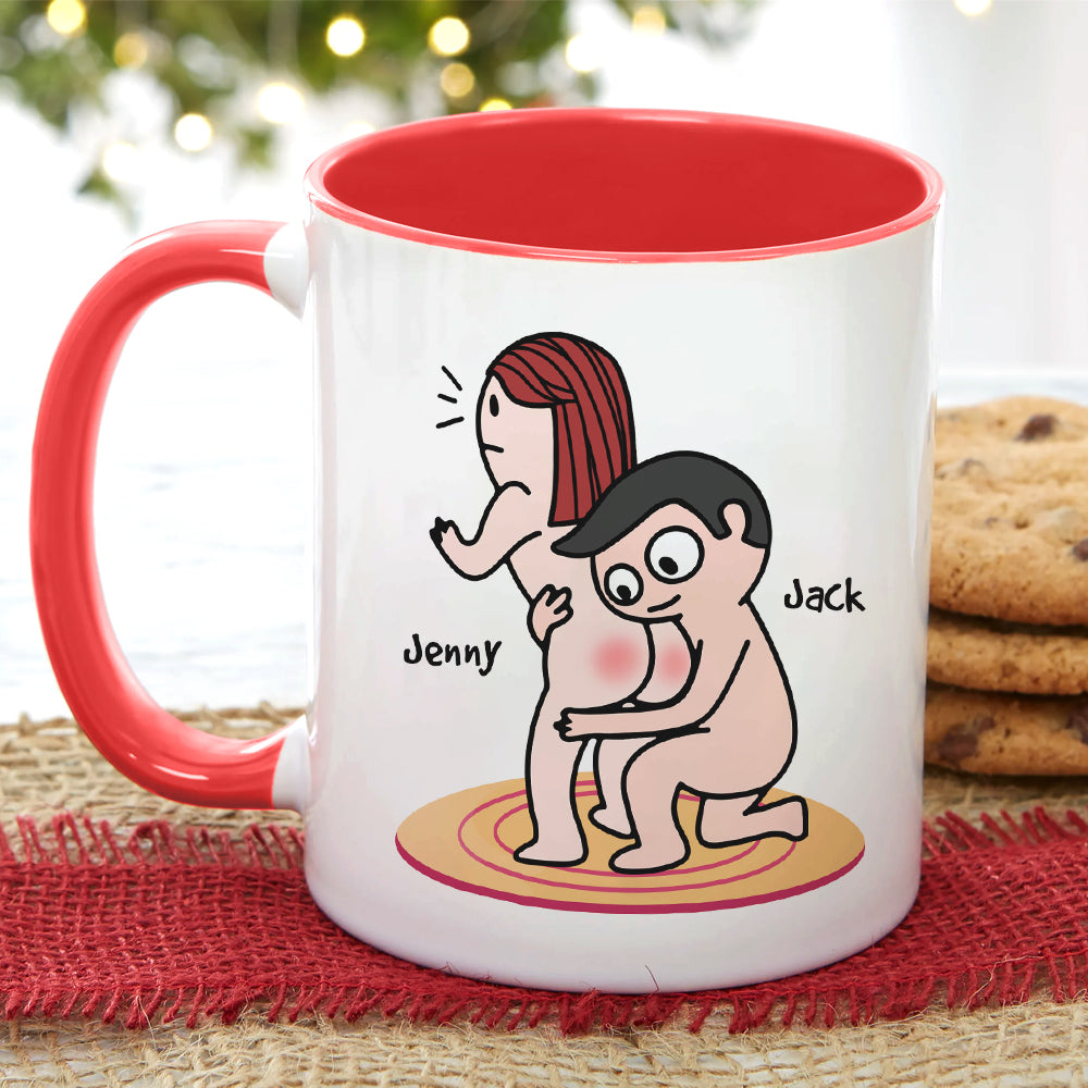 Your Personality Is As Fine As Your Ass Personalized Mug, Funny Gift For Her - Coffee Mug - GoDuckee