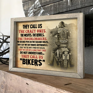 Personalized Biker Poster - They Call Us "Bikers" - Poster & Canvas - GoDuckee