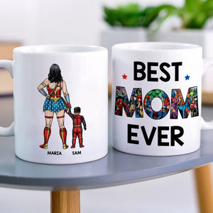 Best Mom Ever Coffee Mug, Mom Clear Coffee Mug, Mother's Day Gift