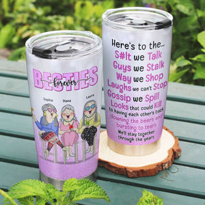 Friends Will Stay Together Through The Year, Personalized Tumbler - Tumbler Cup - GoDuckee