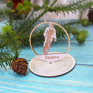 Personalized Cycling 3D Dual Spiral Ornament, Christmas Gift For Cycling Lovers - Ornament - GoDuckee