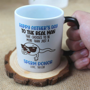 Happy Father's Day To The Real Man, Personalized Magic Mug, Gift For Dad FFG2705 - Magic Mug - GoDuckee