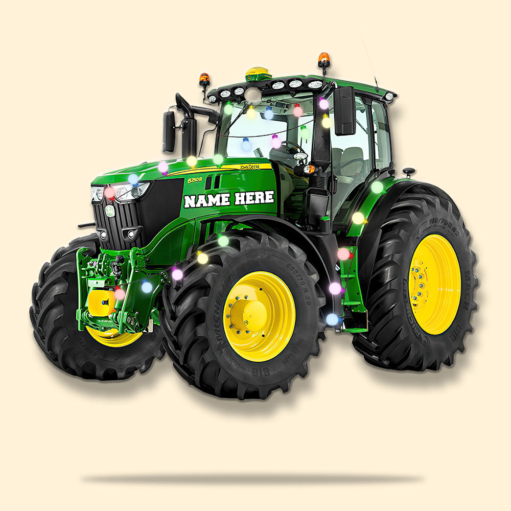 Tractor Christmas Ornament - Christmas Gift For Farmer - Ornament - GoDuckee