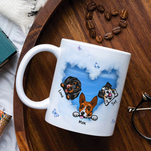 What The Entrance To Heaven Must Look Like Personalized Personalized Mug-Memorial Gift For Dog Lover - Coffee Mug - GoDuckee