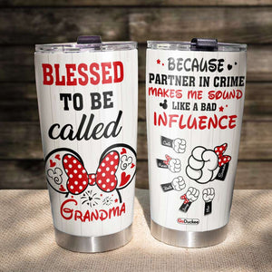 Family Blessed To Be Called - Personalized Tumbler Cup - Tumbler Cup - GoDuckee