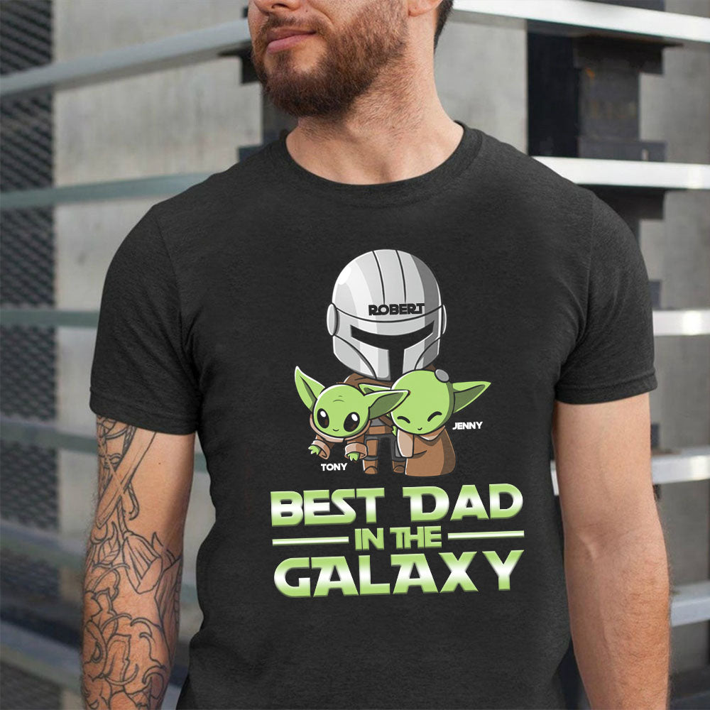 Best Dad In The Galaxy Personalized Shirts, Gift For Father's Day -2OHPO200423 - Shirts - GoDuckee
