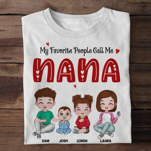 My Favorite People Call Me, Family T-shirt Hoodie Sweatshirt - Shirts - GoDuckee