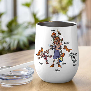 If Evolution Really Works, Gift For Mom, Personalized Mug, Mom And Kids Mug, Mother's Day Gift - Coffee Mug - GoDuckee