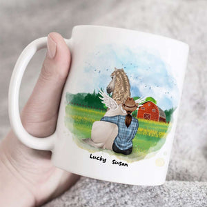 Today Someone Asked Me What Is The Hardest Thing About Having A Horse I Replied The Goodbye, Memories Heaven Horse With Me White Mug - Coffee Mug - GoDuckee