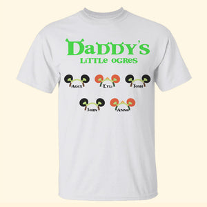 Father's Day Shrek Daddy's Little Ogres Personalized Shirts - Shirts - GoDuckee