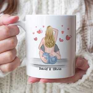You're Doing Great I Believe In You Nice Butt - Personalized Couple Mug - Gift For Couple - Coffee Mug - GoDuckee