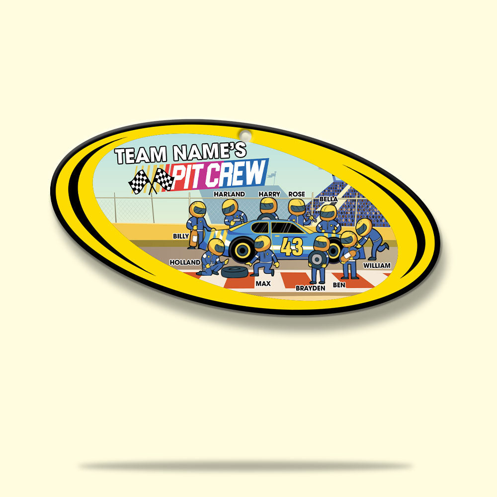 Racing Team- Personalized Christmas Ornament - Ornament - GoDuckee