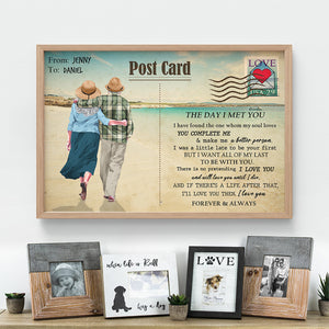 Old Couple I Love You Forever & Always - Personalized Canvas Print - Gift For Couple - Poster & Canvas - GoDuckee