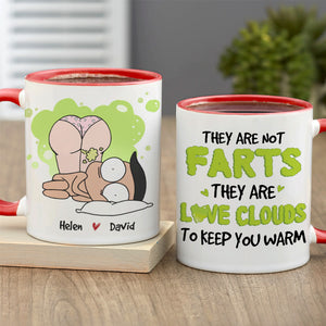 They Are Not Farts, Gift For Couple, Personalized Tumbler, Funny Couple Tumbler, Anniversary Gift - Coffee Mug - GoDuckee