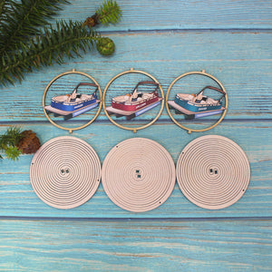 Personalized Pontoon 3D Dual Spiral Ornament, Christmas Gift For Pontoon Lovers - Ornament - GoDuckee