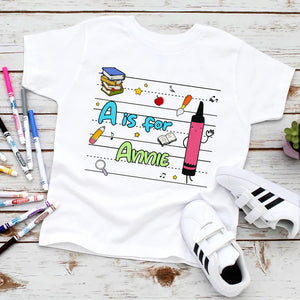 Personalized Back To School Kid Shirt, Gift For Kids - Shirts - GoDuckee