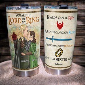 Personalized LOTR Couple Tumbler - You Are The Lord Of My Ring - Tumbler Cup - GoDuckee