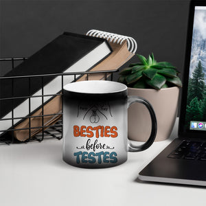 Besties Before Testes - Personalized Magic Mug - Magic Mug - GoDuckee